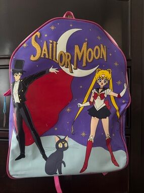 Sailor Moon Backpack Vintage 1997 PVC Plastic Calego International Canada